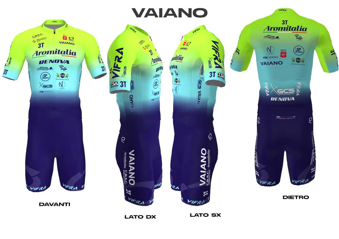 Ecco la nuova divisa del team firmata Vifra