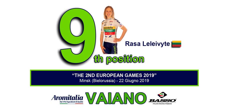 Aromitalia – Basso Bikes – Vaiano: super Rasa Leleivyte nona agli “European Games”