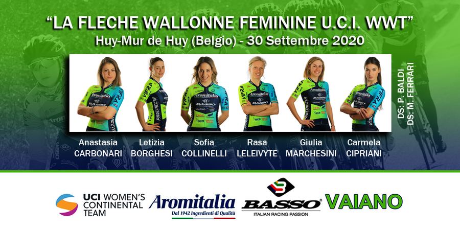 Aromitalia – Basso Bikes – Vaiano: vigilia de “La Fleche Wallonne Feminine U.C.I. WWT”